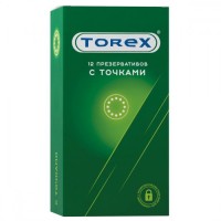 Текстурированные презервативы Torex "С точками" - 12 шт.