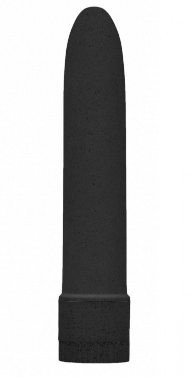 Черный вибратор 5.5" Vibrator Biodegradable - 14 см.