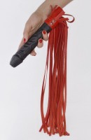 Плеть "Ракета" с красными хвостами - 65 см.