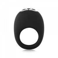 Черное эрекционное виброкольцо Mio Vibrating Ring