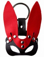 Черно-красный сувенир-брелок «Кролик»