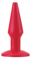Красная анальная втулка-конус - 12 см.